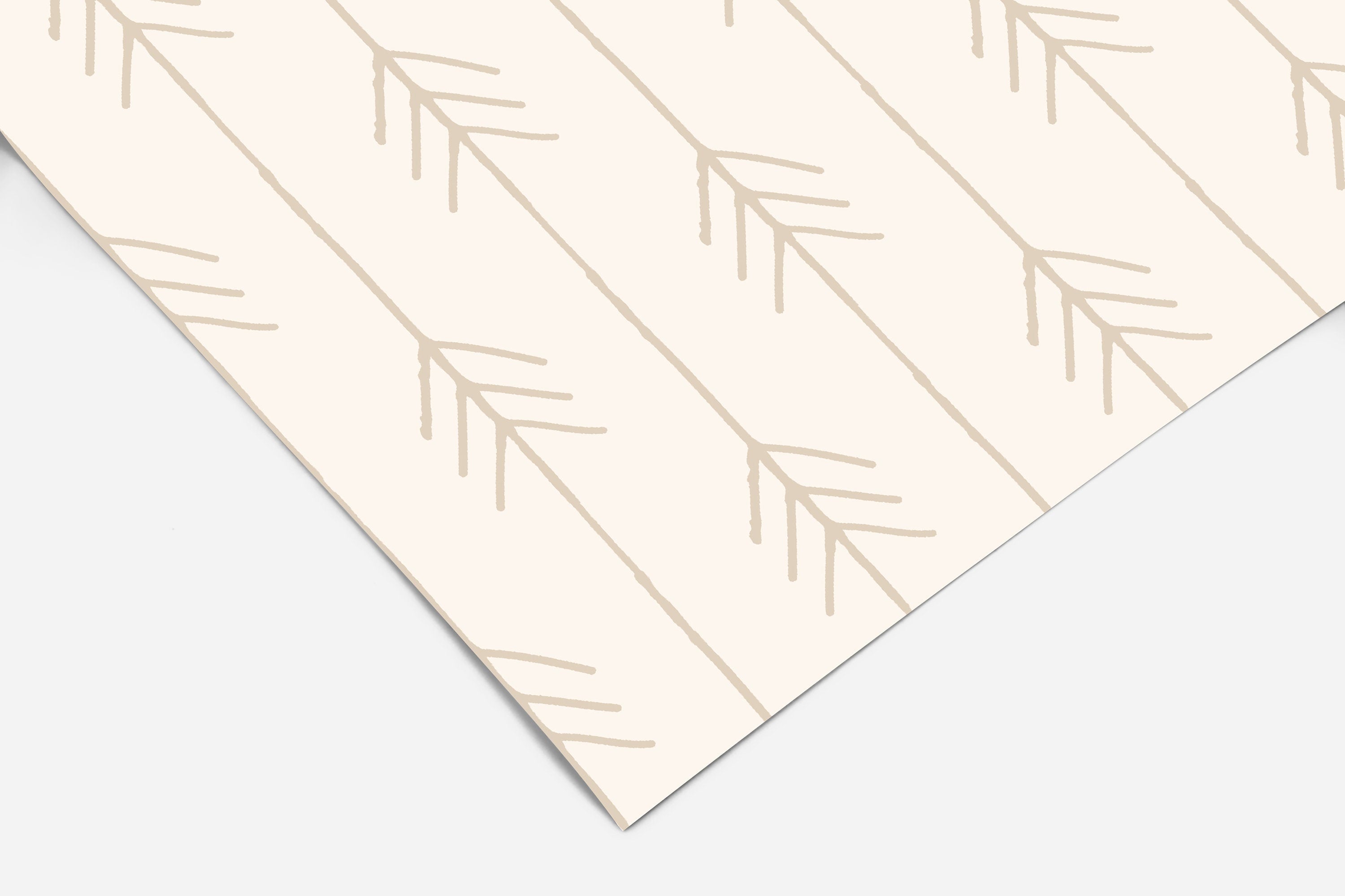 Tan Arrow Wall Decor Wallpaper | Wallpaper Peel and Stick | Removable Wallpaper | Wall Paper Peel And Stick | Wall Mural Wall Decor 658 - JamesAndColors
