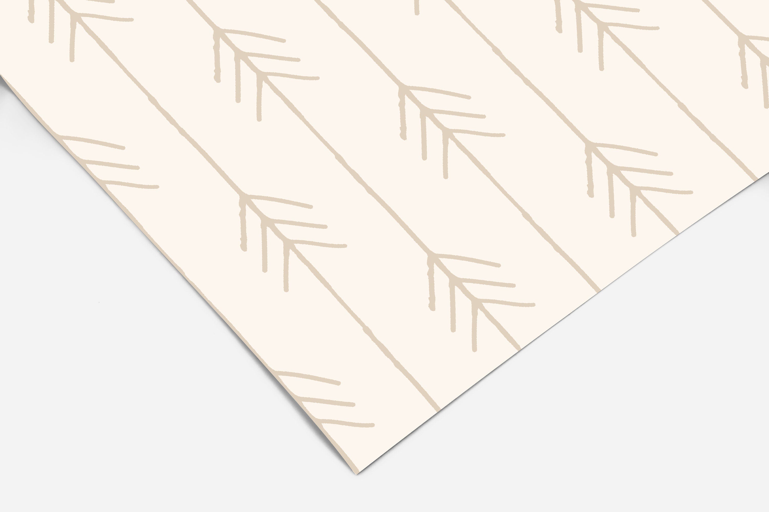 Tan Arrow Wall Decor Wallpaper Peel and Stick Wallpaper Removable Wallpaper Wall Decor Home Decor Wall Art Printable Wall Art Room Decor 658 - JamesAndColors