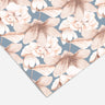 Blue Cream Floral Contact Paper | Peel And Stick Wallpaper | Removable Wallpaper | Shelf Liner | Drawer Liner | Peel and Stick Paper 328