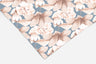 Blue Cream Floral Contact Paper | Peel And Stick Wallpaper | Removable Wallpaper | Shelf Liner | Drawer Liner | Peel and Stick Paper 328