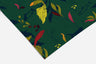 Dark Green Koi Floral Contact Paper | Peel And Stick Wallpaper | Removable Wallpaper | Shelf Liner | Drawer Liner | Peel and Stick Paper 331