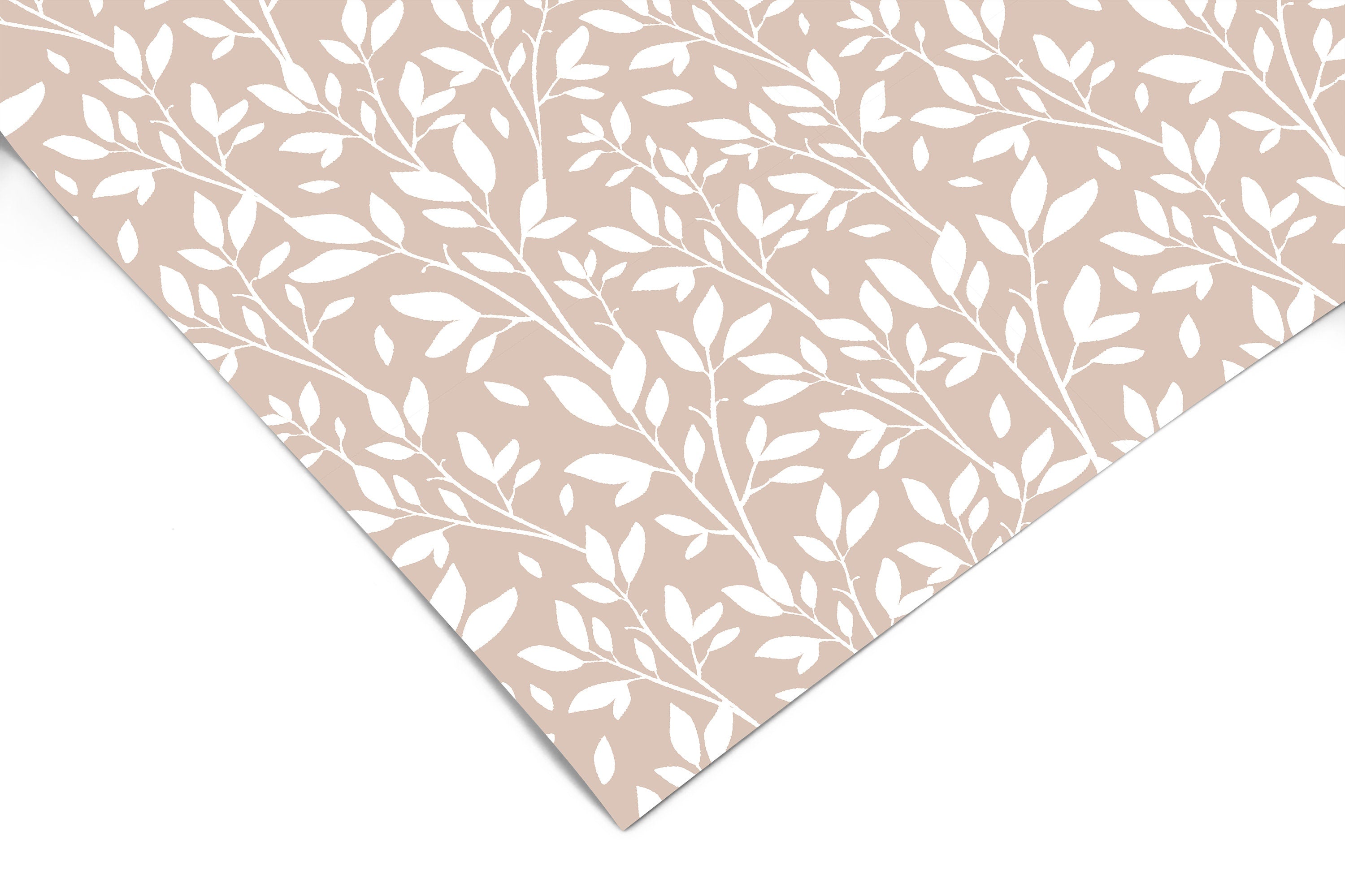 Tan Floral Farmhouse Contact Paper | Peel And Stick Wallpaper | Removable Wallpaper | Shelf Liner | Drawer Liner | Peel and Stick Paper 526