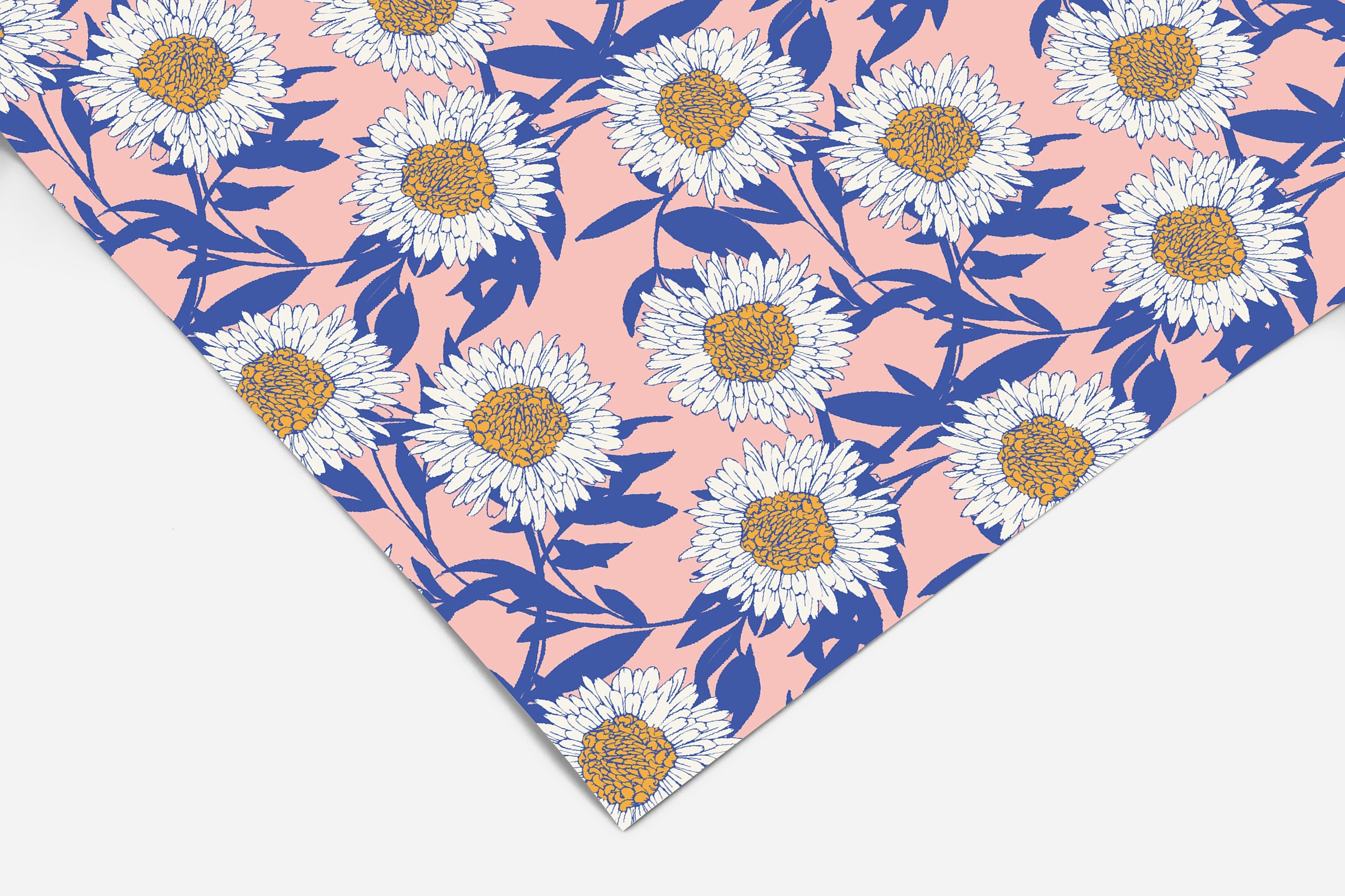 Pink Large Floral Contact Paper | Peel And Stick Wallpaper | Removable Wallpaper | Shelf Liner | Drawer Liner | Peel and Stick Paper 365