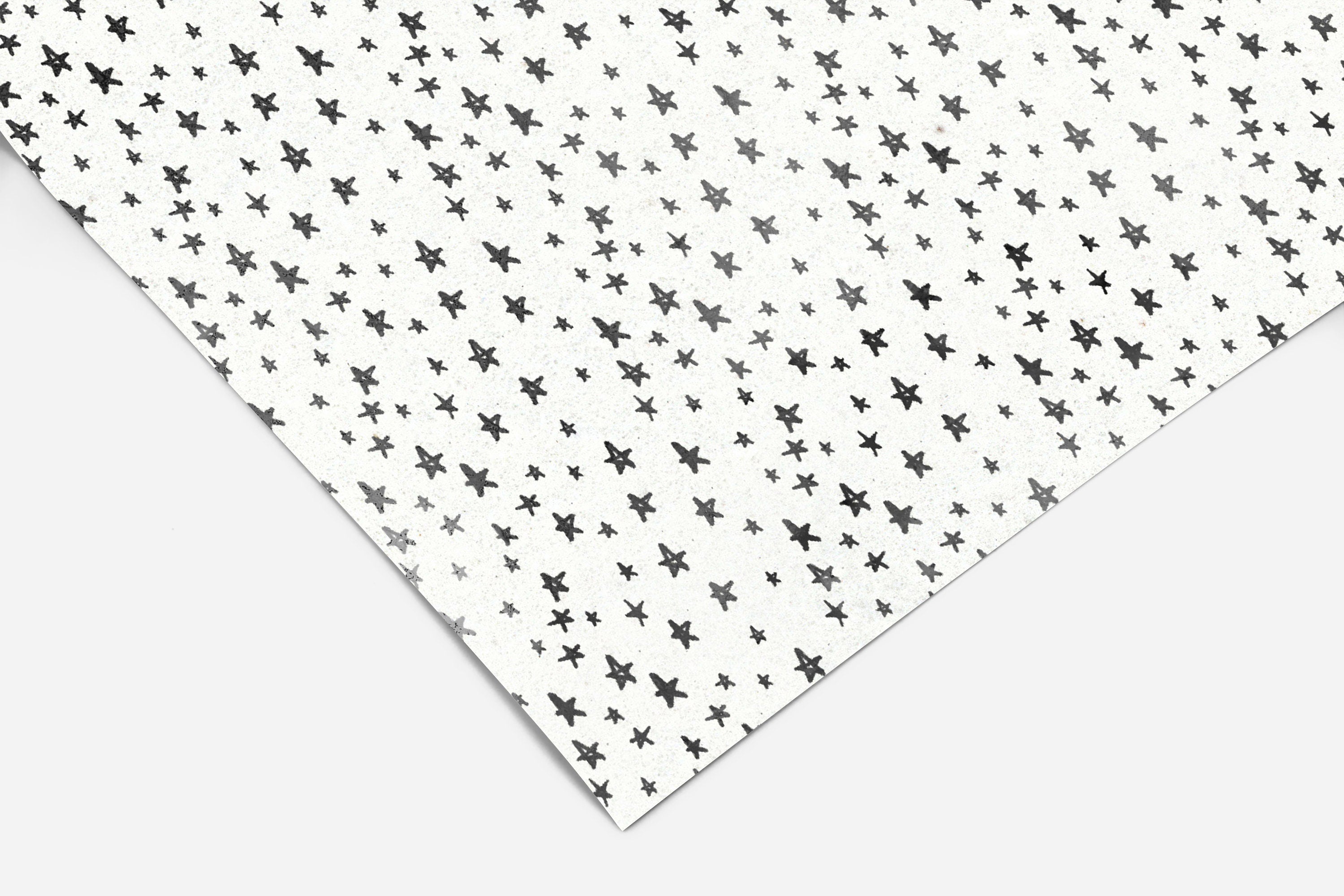 Distressed Stars Ink Contact Paper | Peel And Stick Wallpaper | Removable Wallpaper | Shelf Liner | Drawer Liner | Peel and Stick Paper 421 - JamesAndColors