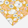 White Yellow Floral Contact Paper | Peel And Stick Wallpaper | Removable Wallpaper | Shelf Liner | Drawer Liner | Peel and Stick Paper 422