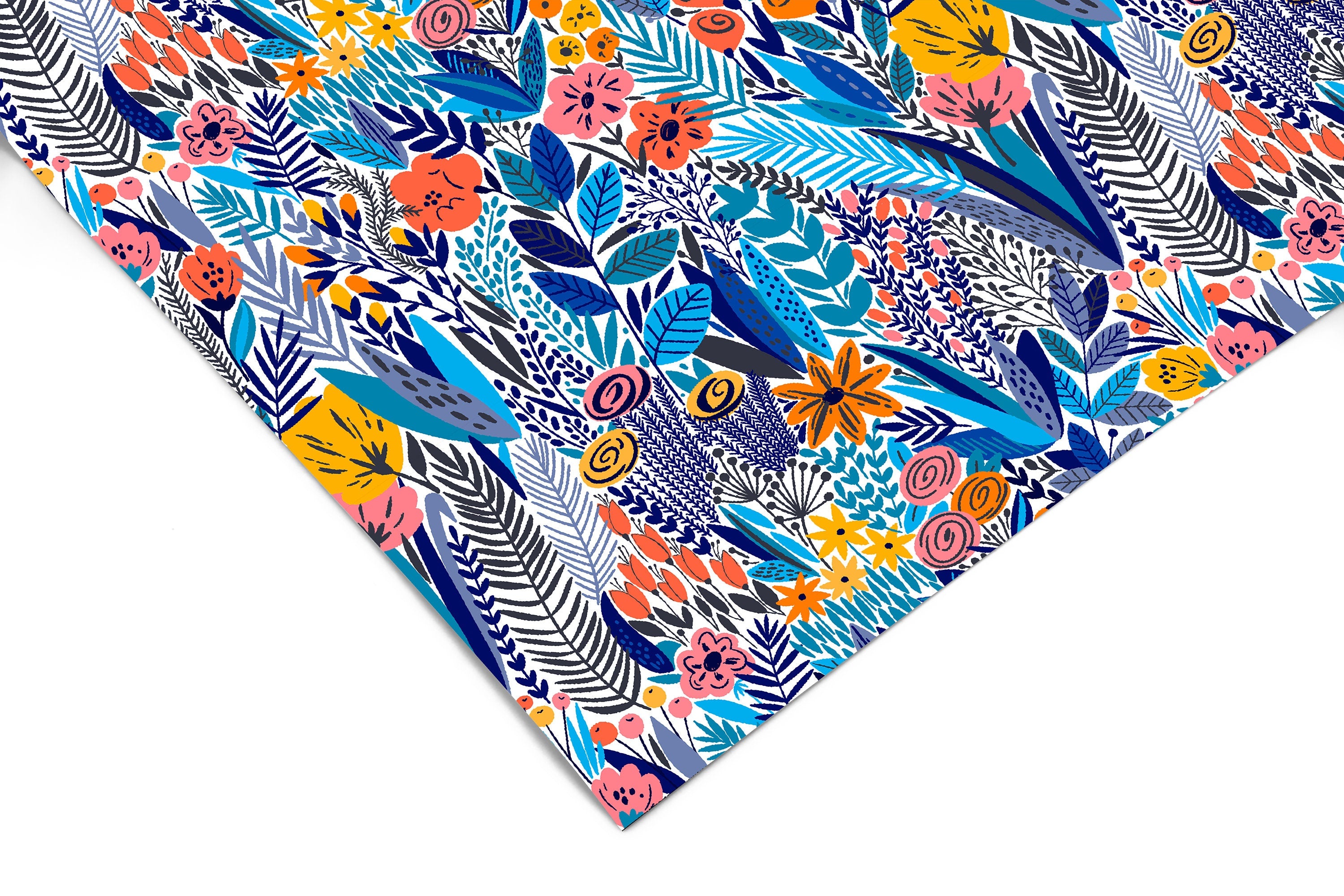 Summer Wildflower Contact Paper | Peel And Stick Wallpaper | Removable Wallpaper | Shelf Liner | Drawer Liner | Peel and Stick Paper 486 - JamesAndColors