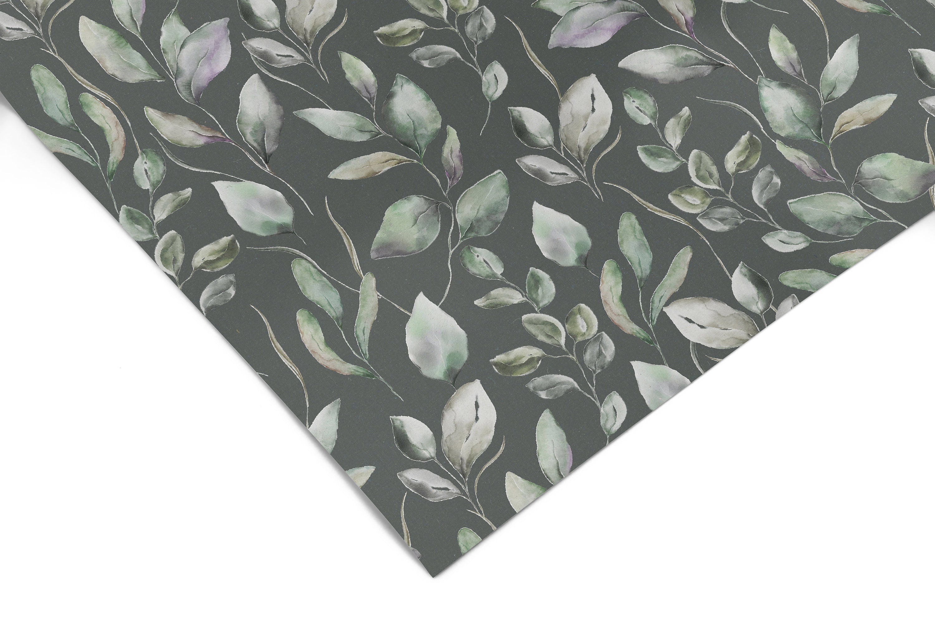 Green Leaf Foliage Contact Paper | Peel And Stick Wallpaper | Removable Wallpaper | Shelf Liner | Drawer Liner | Peel and Stick Paper 613 - JamesAndColors