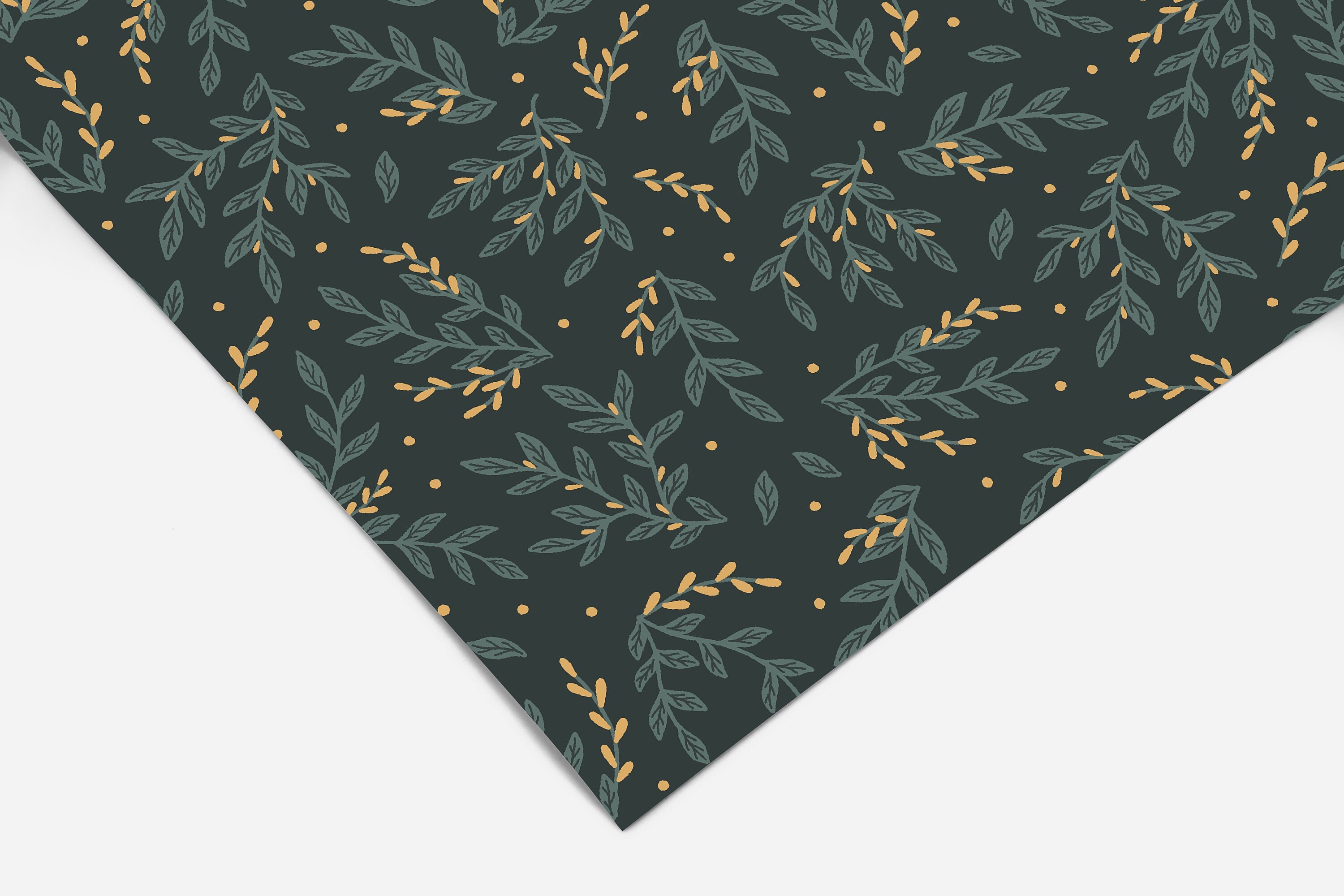 Dark Floral Boho Wallpaper | Wallpaper Peel and Stick | Removable Wallpaper | Peel and Stick Wallpaper | Wall Paper Peel And Stick  2376 - JamesAndColors