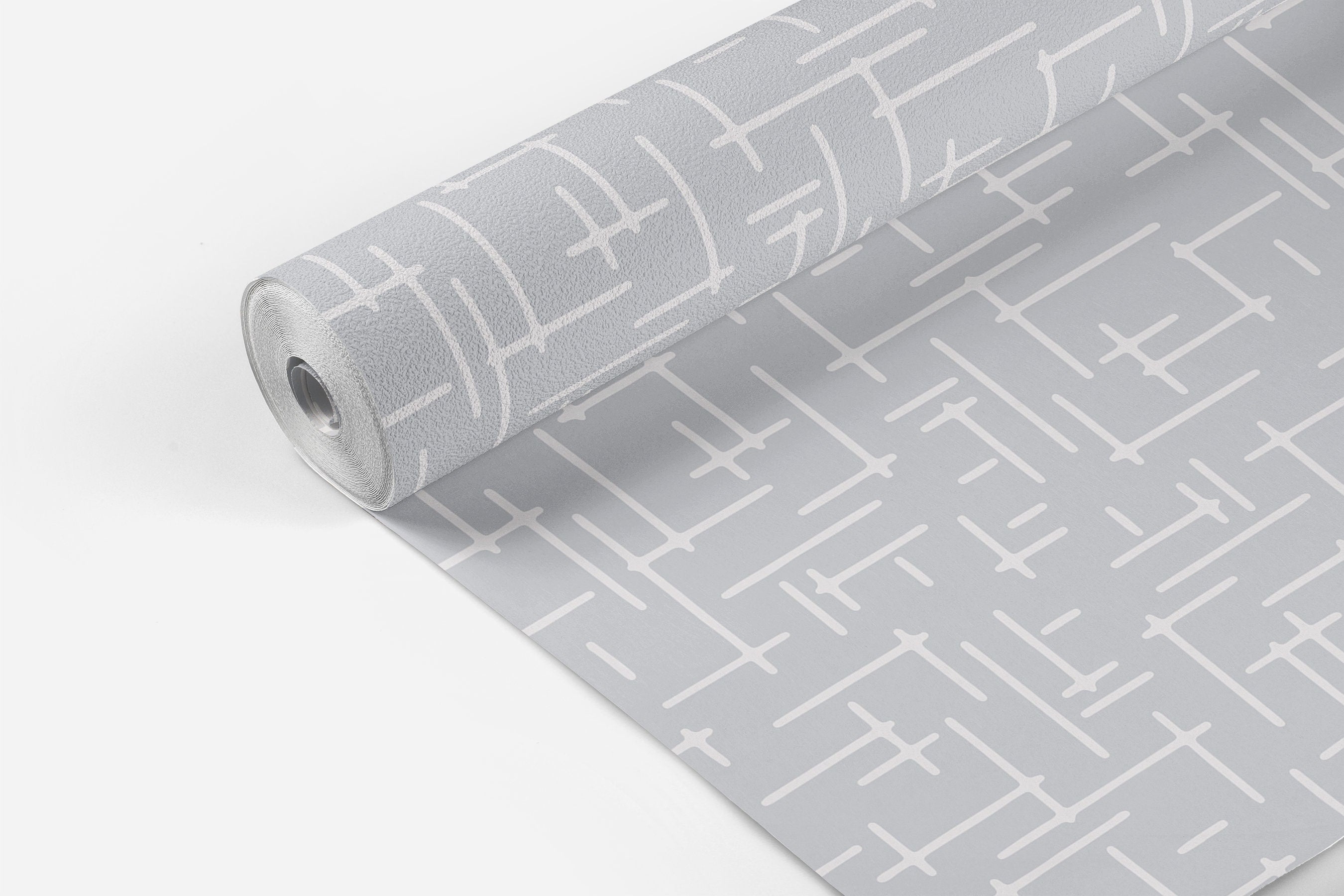 Gray Stitch Wallpaper | Wallpaper Peel and Stick | Removable Wallpaper | Wall Paper Peel And Stick | Wall Mural | Wall Decor 150 - JamesAndColors