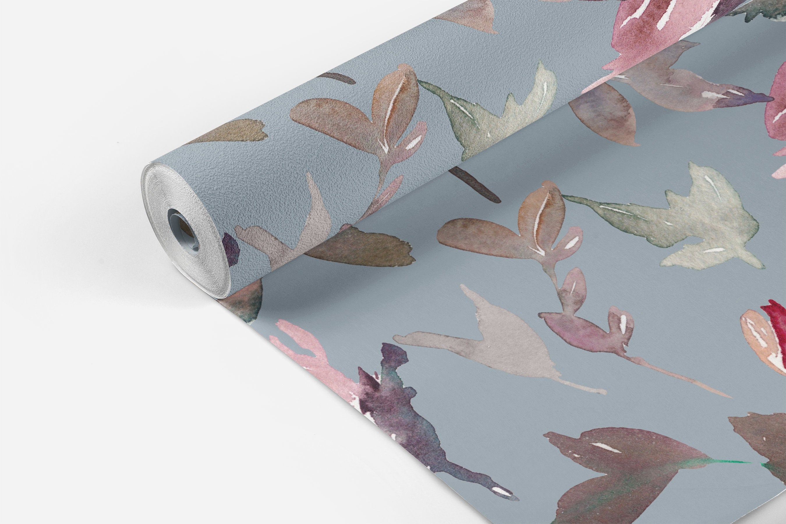 Blue Watercolor Floral Wallpaper | Wallpaper Peel and Stick | Removable Wallpaper | Wall Paper Peel And Stick | Wall Mural | Wall Decor 200 - JamesAndColors