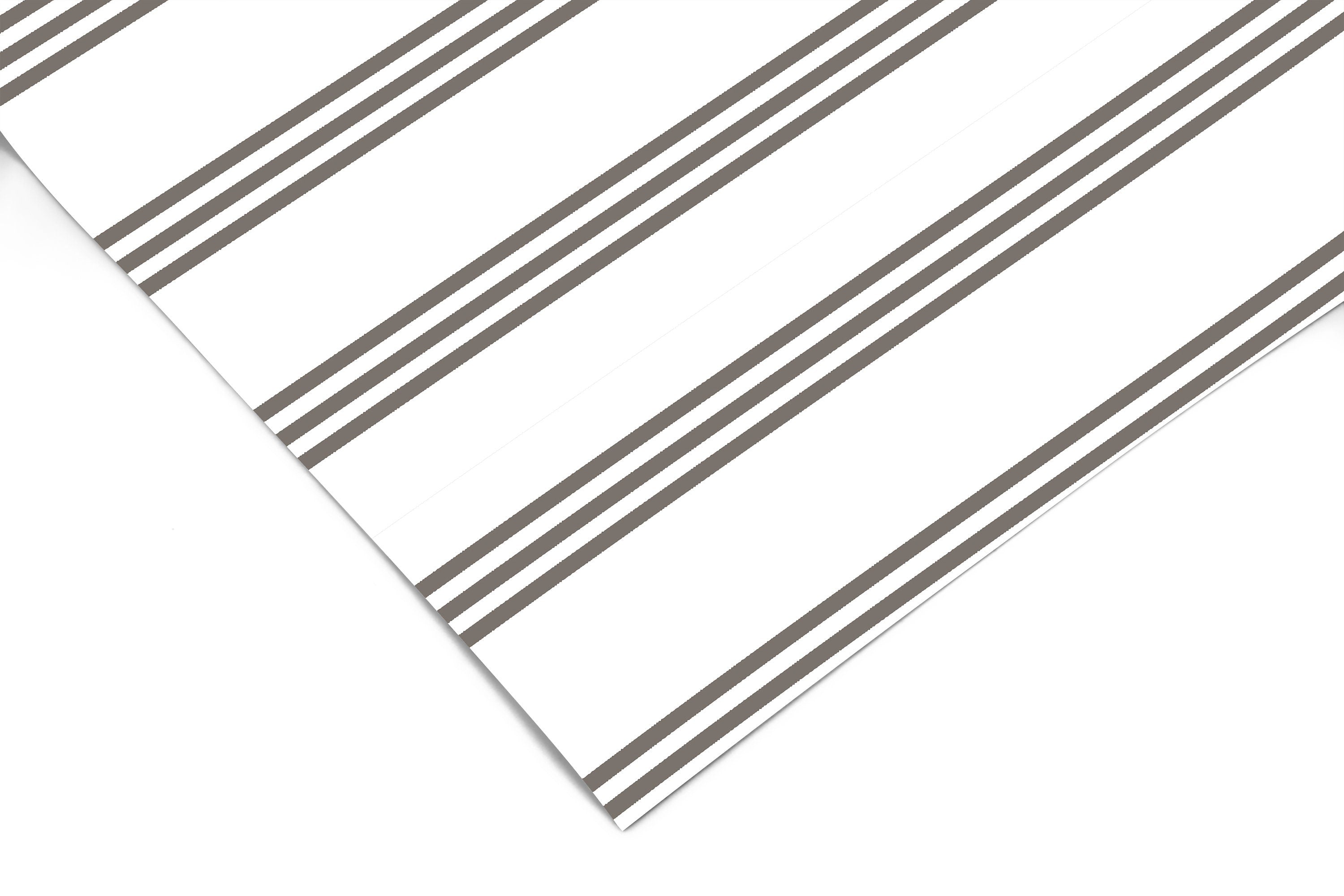 White Gray Stripe Contact Paper | Peel And Stick Wallpaper | Removable Wallpaper | Shelf Liner | Drawer Liner | Peel and Stick Paper 532 - JamesAndColors