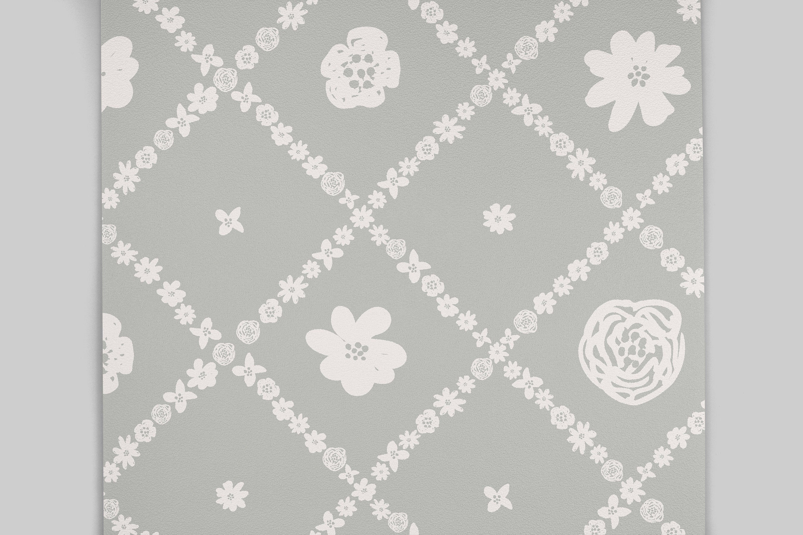 Gray Farmhouse Decor Wallpaper | Wallpaper Peel and Stick | Removable Wallpaper | Wall Paper Peel And Stick | Wall Mural Wall Decor 331 - JamesAndColors