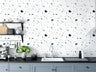 Terrazzo White Blue Wallpaper | Wallpaper Peel and Stick | Removable Wallpaper | Wall Paper Peel And Stick | Wall Mural | Wall Decor 3421 - JamesAndColors