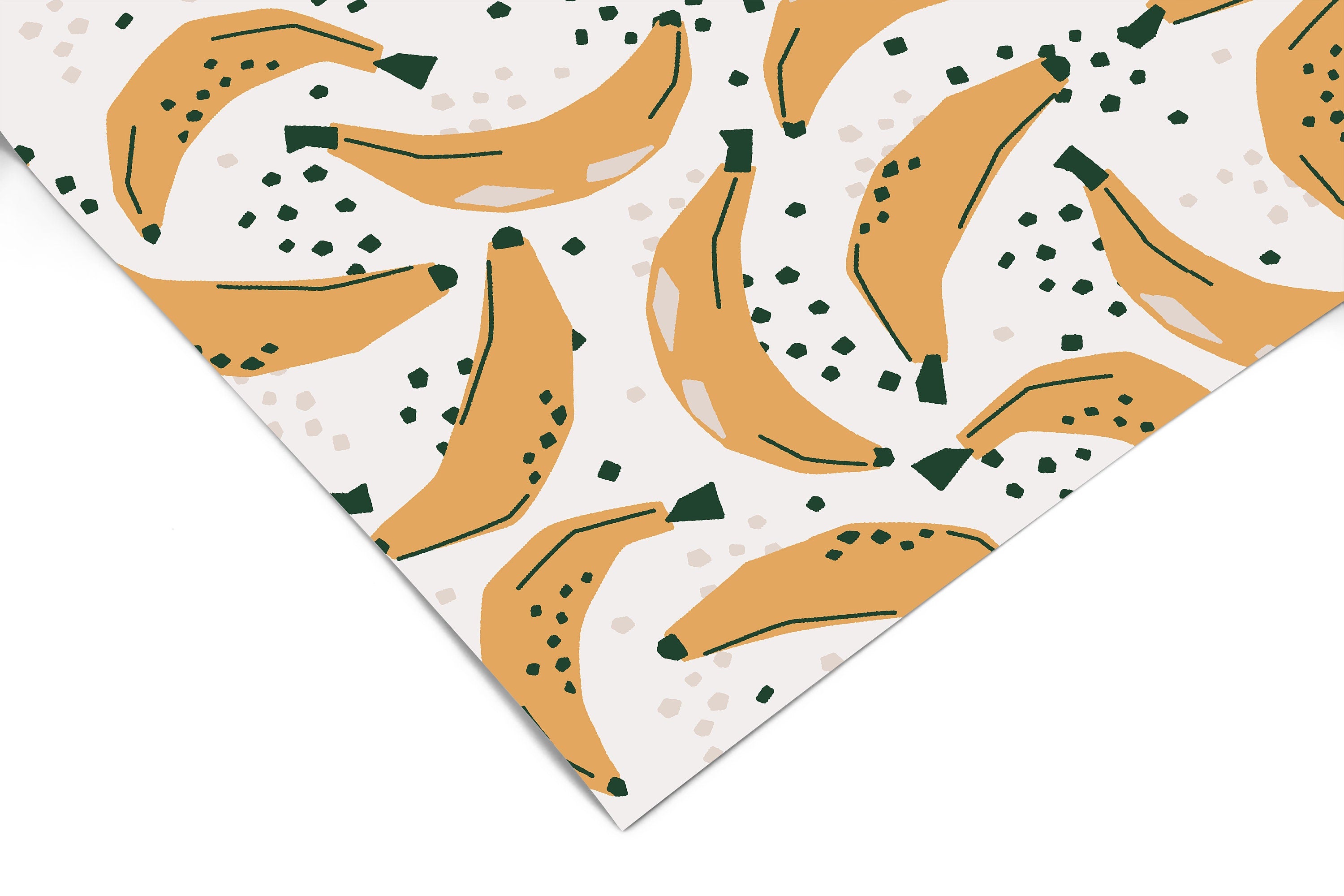 Bananas Fruit Kitchen Contact Paper | Peel And Stick Wallpaper | Removable Wallpaper | Shelf Liner | Drawer Liner | Peel and Stick Paper 644 - JamesAndColors