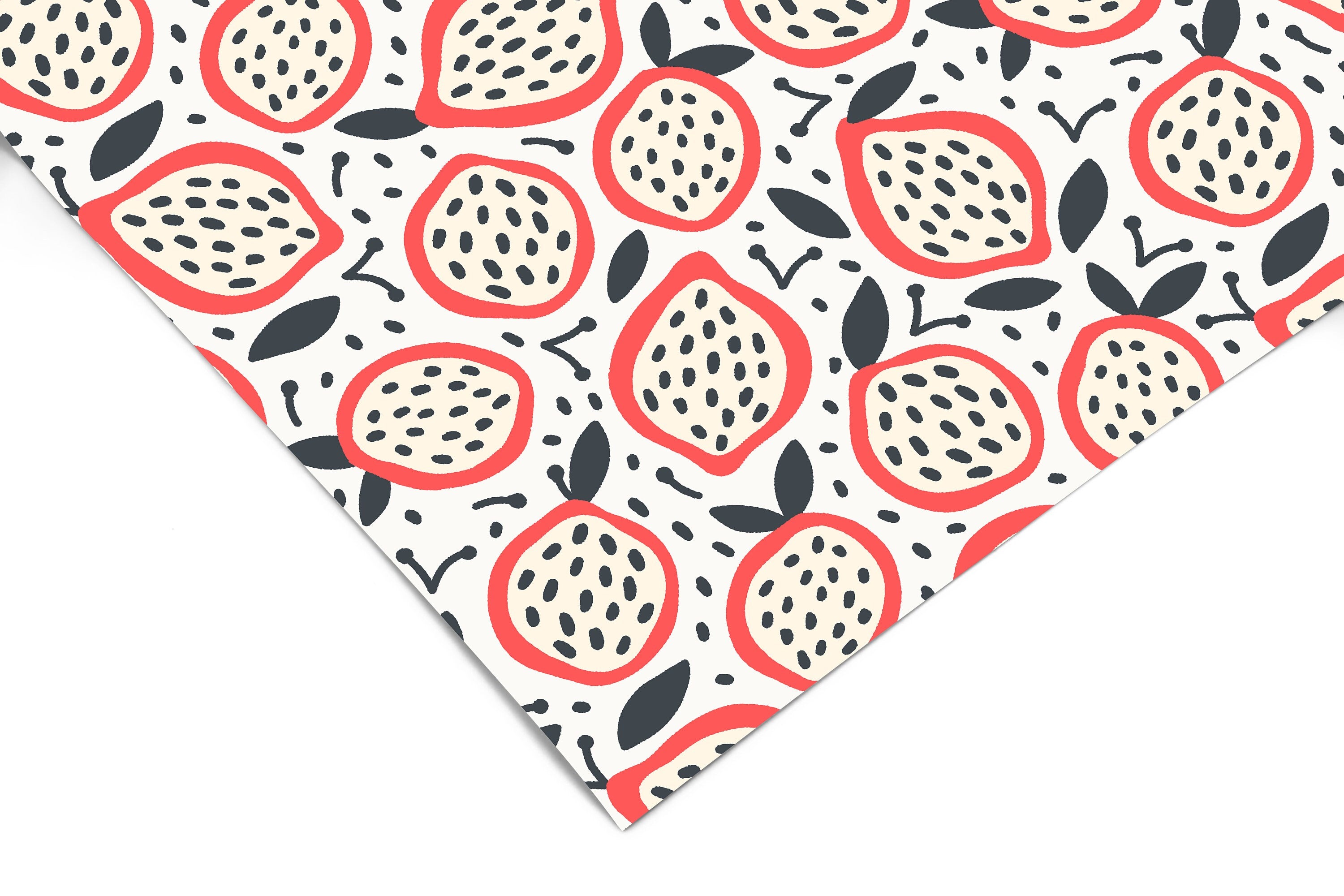 Pomegranate Kitchen Contact Paper | Peel And Stick Wallpaper | Removable Wallpaper | Shelf Liner | Drawer Liner | Peel and Stick Paper 635 - JamesAndColors