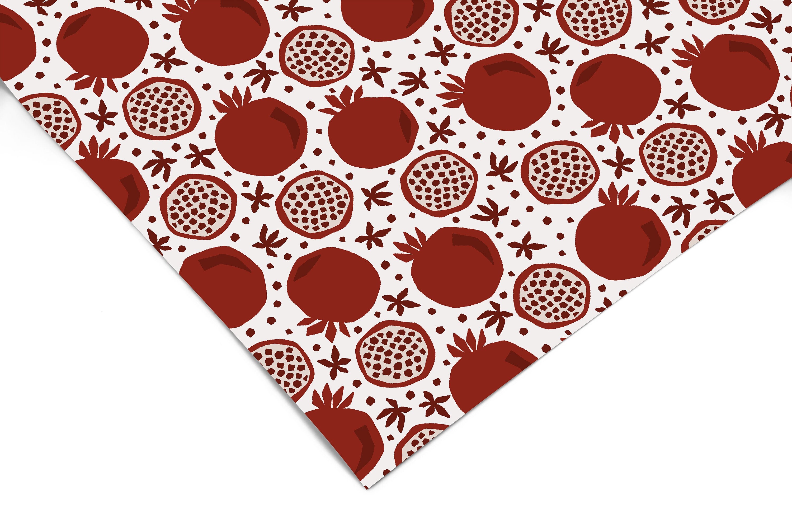Pomegranate Kitchen Contact Paper | Peel And Stick Wallpaper | Removable Wallpaper | Shelf Liner | Drawer Liner | Peel and Stick Paper 671 - JamesAndColors