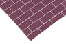Purple Subway Tile Contact Paper | Peel And Stick Wallpaper | Removable Wallpaper | Shelf Liner | Drawer Liner | Peel and Stick Paper 692 - JamesAndColors
