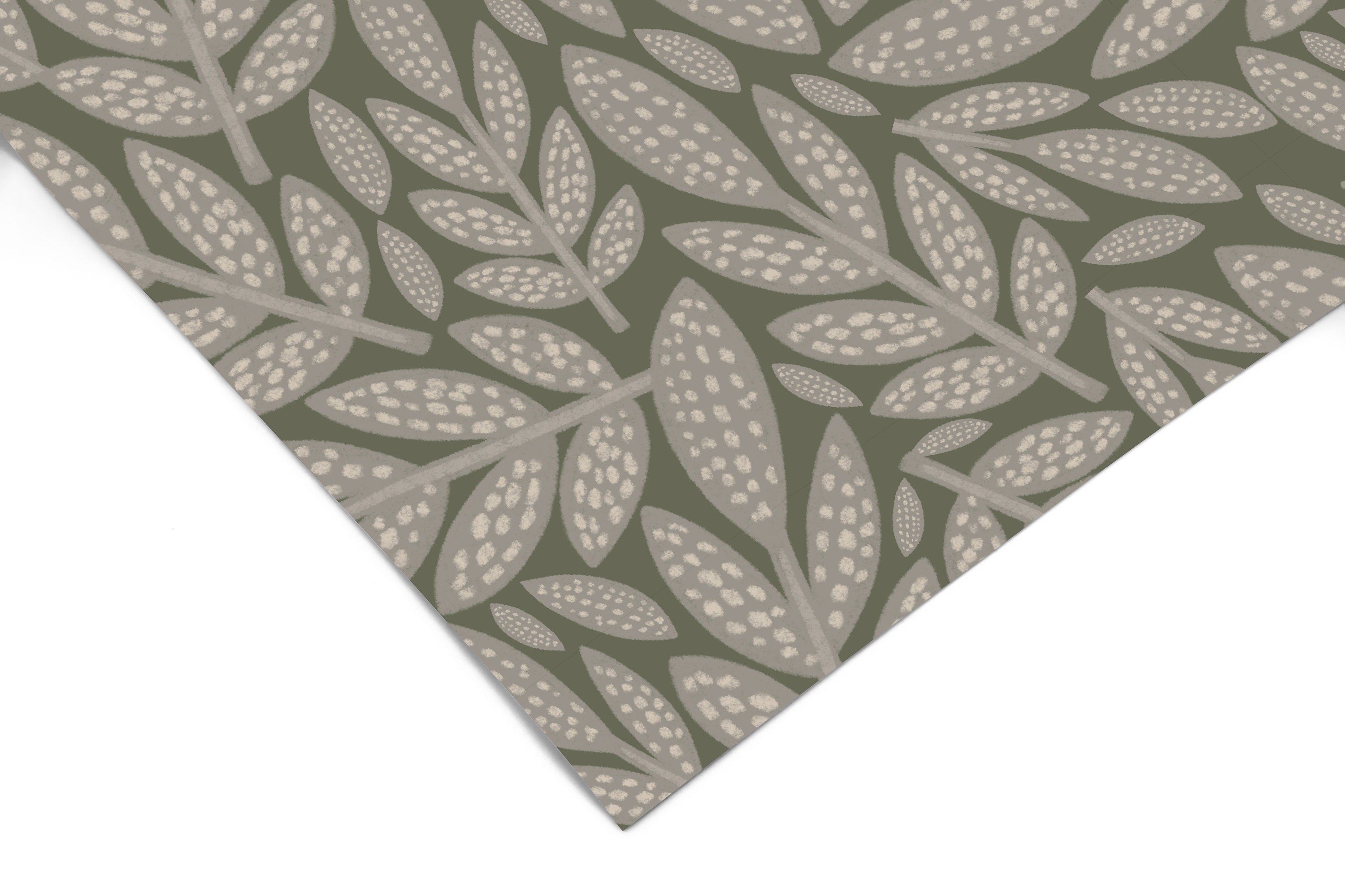 Dark Leaves Foliage Contact Paper | Peel And Stick Wallpaper | Removable Wallpaper | Shelf Liner | Drawer Liner | Peel and Stick Paper 798 - JamesAndColors