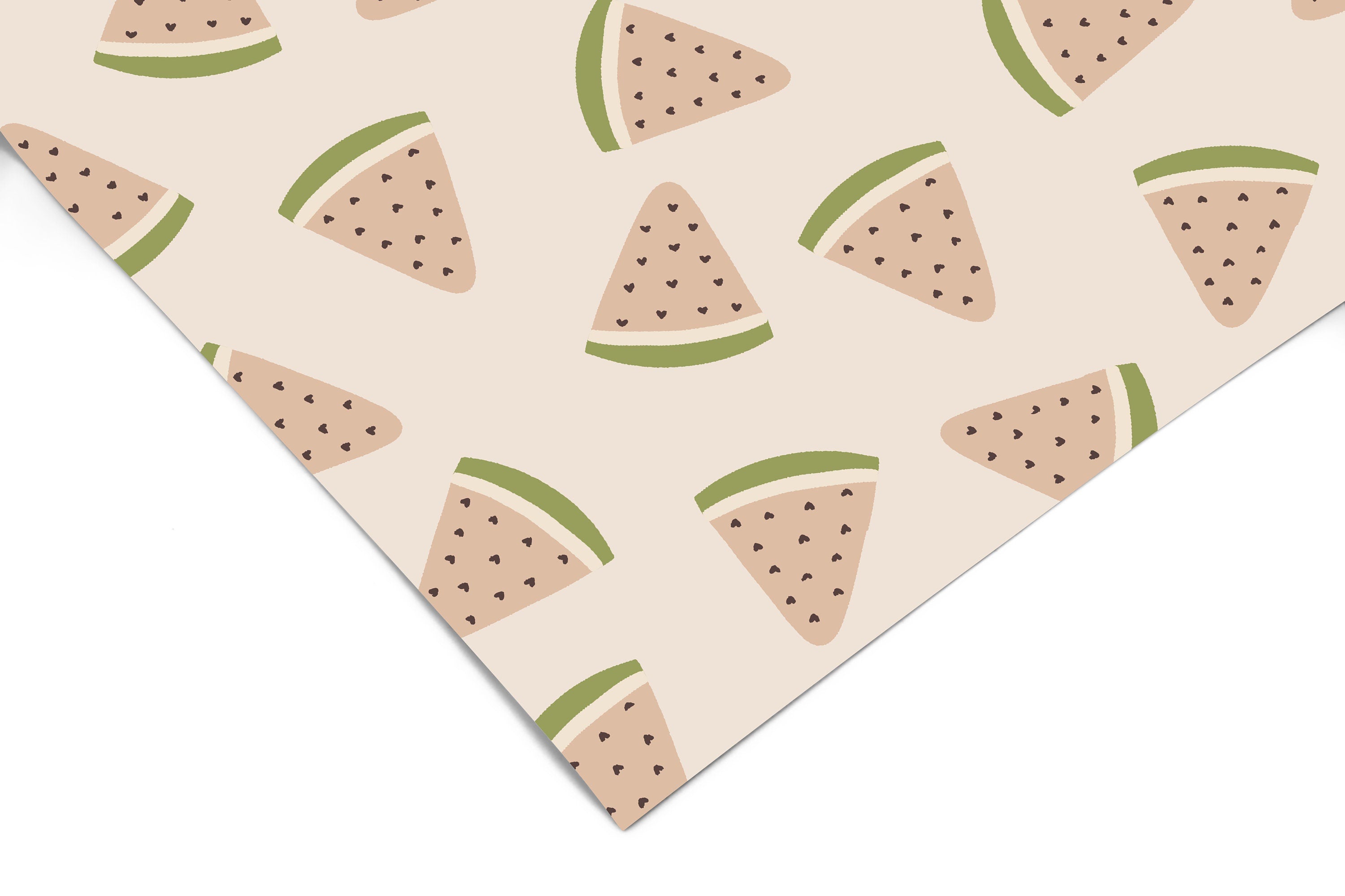 Sun Faded Watermelon Contact Paper | Peel And Stick Wallpaper | Removable Wallpaper | Shelf Liner | Drawer Liner | Peel and Stick Paper 653 - JamesAndColors