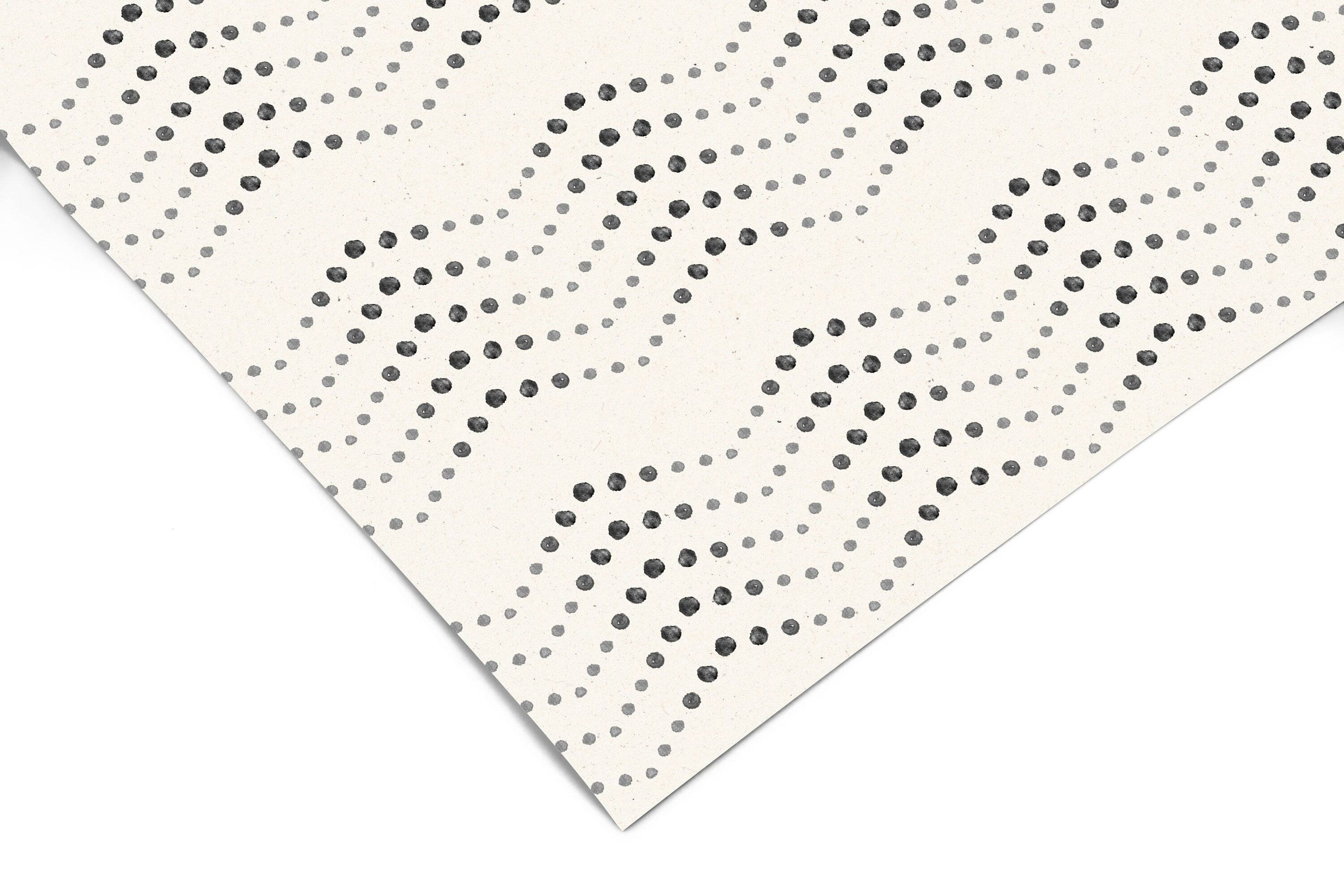 Black Cream Chevron Contact Paper | Shelf Liner | Drawer Liner | Peel and Stick Paper 825 - James And Colors