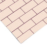 Cream Subway Tile Contact Paper | Peel And Stick Wallpaper | Removable Wallpaper | Shelf Liner | Drawer Liner | Peel and Stick Paper 688 - JamesAndColors