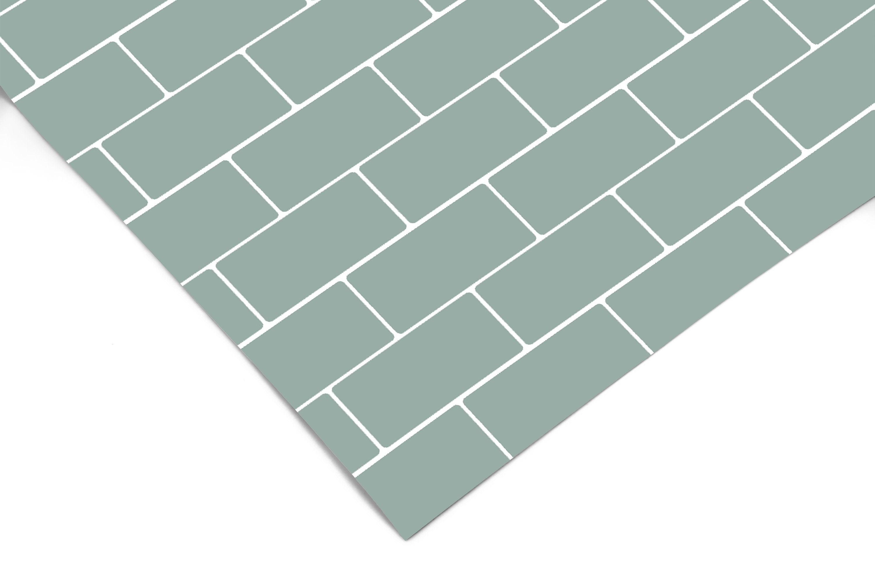 Subway Tile Contact Paper | Peel And Stick Wallpaper | Removable Wallpaper | Shelf Liner | Drawer Liner | Peel and Stick Paper 690 - JamesAndColors