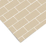 Beige Tan Subway Tile Contact Paper | Peel And Stick Wallpaper | Removable Wallpaper | Shelf Liner | Drawer Liner | Peel and Stick Paper 694 - JamesAndColors