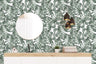Removable Wallpaper Green Monstera Tropic | Peel And Stick Wallpaper| Wallpaper Mural | Tropical Wallpaper | Wall Decor 3410 - JamesAndColors