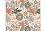 Boho Floral Contact Paper | Peel And Stick Wallpaper | Removable Wallpaper | Shelf Liner | Drawer Liner | Peel and Stick Paper 788