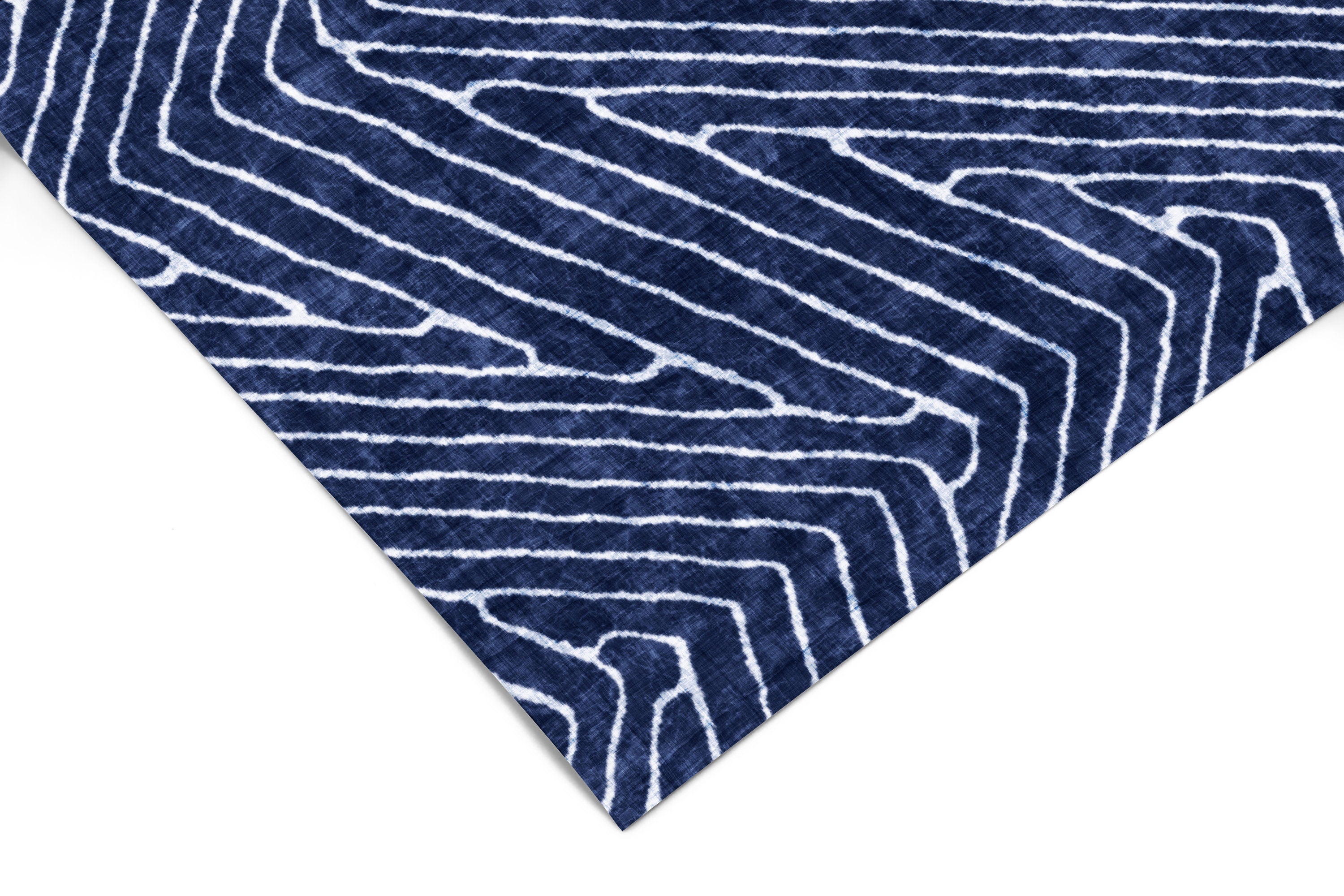 Removable Wallpaper White Navy Geometric Wallpaper | Peel And Stick Wallpaper | Adhesive Wallpaper | Wall Paper Peel Stick Wall Mural 3516 - JamesAndColors