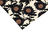 Black Sunflower Cream Contact Paper | Peel And Stick Wallpaper | Removable Wallpaper | Shelf Liner | Drawer Liner | Peel and Stick Paper 818 - JamesAndColors