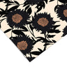 Black Sunflower Cream Contact Paper | Shelf Liner | Drawer Liner | Peel and Stick Paper 818 - James And Colors