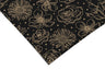 Contact Paper Black And Gold Floral | Peel And Stick Wallpaper | Removable Wallpaper | Shelf Liner | Drawer Liner | Peel and Stick Paper 873