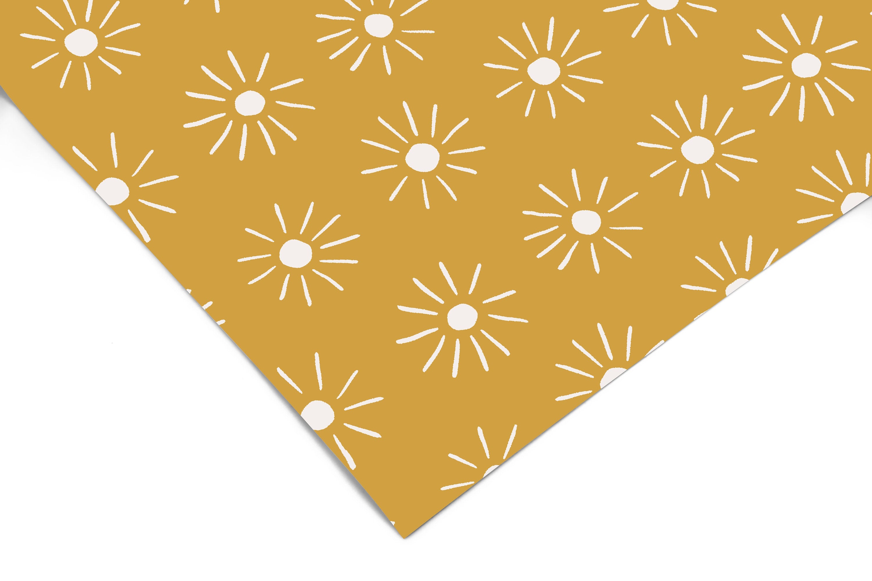 Contact Paper Sun Golden Yellow | Peel And Stick Wallpaper | Removable Wallpaper | Shelf Liner | Drawer Liner | Peel and Stick Paper 842 - JamesAndColors