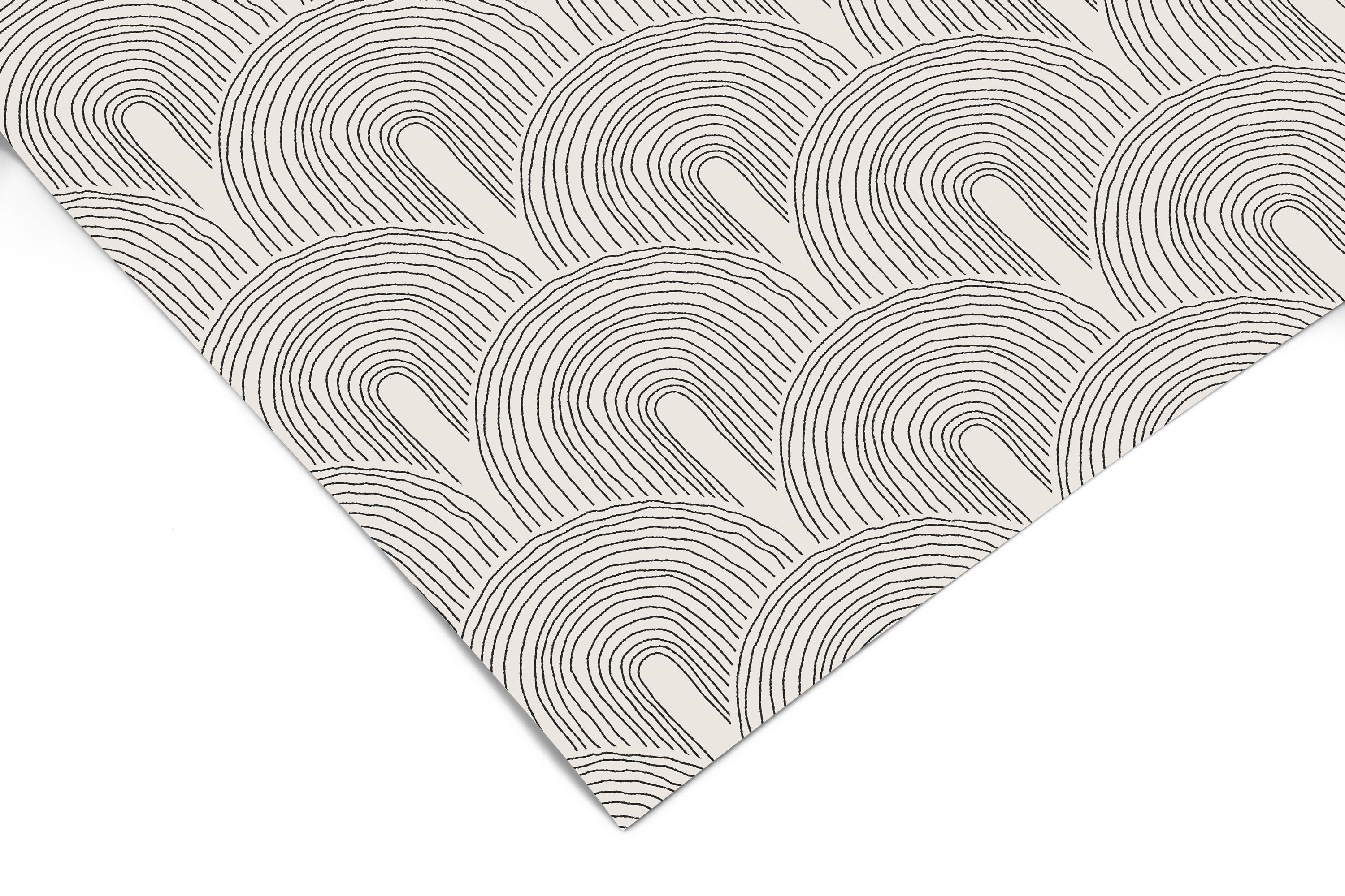 Deco Black Cream Contact Paper | Peel And Stick Wallpaper | Removable Wallpaper | Shelf Liner | Drawer Liner | Peel and Stick Paper 881 - JamesAndColors