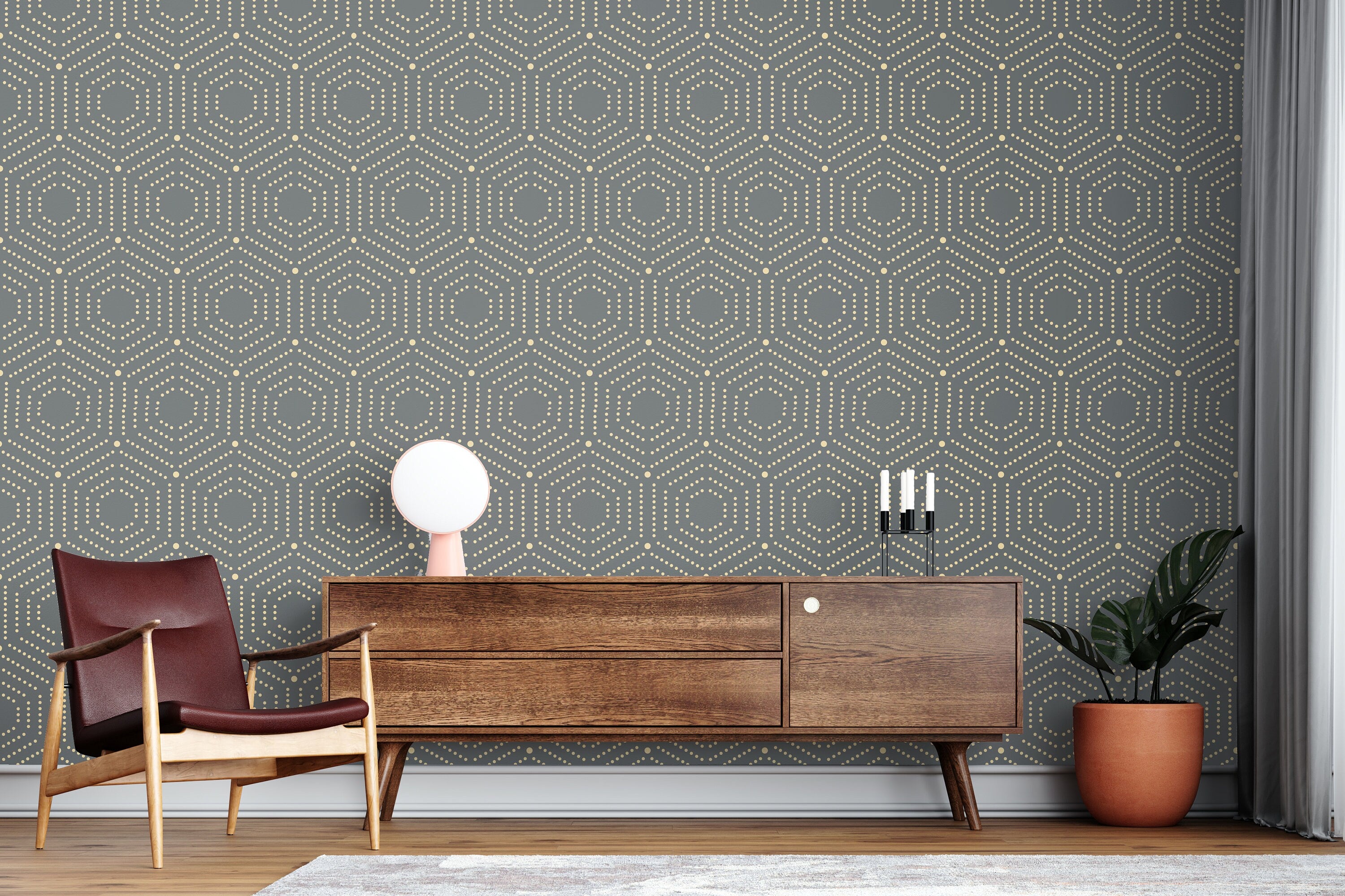 Removable Wallpaper Gray And Gold Modern Wallpaper | Peel And Stick Wallpaper | Adhesive Wallpaper | Wall Paper Peel Stick Wall Mural 3523 - JamesAndColors