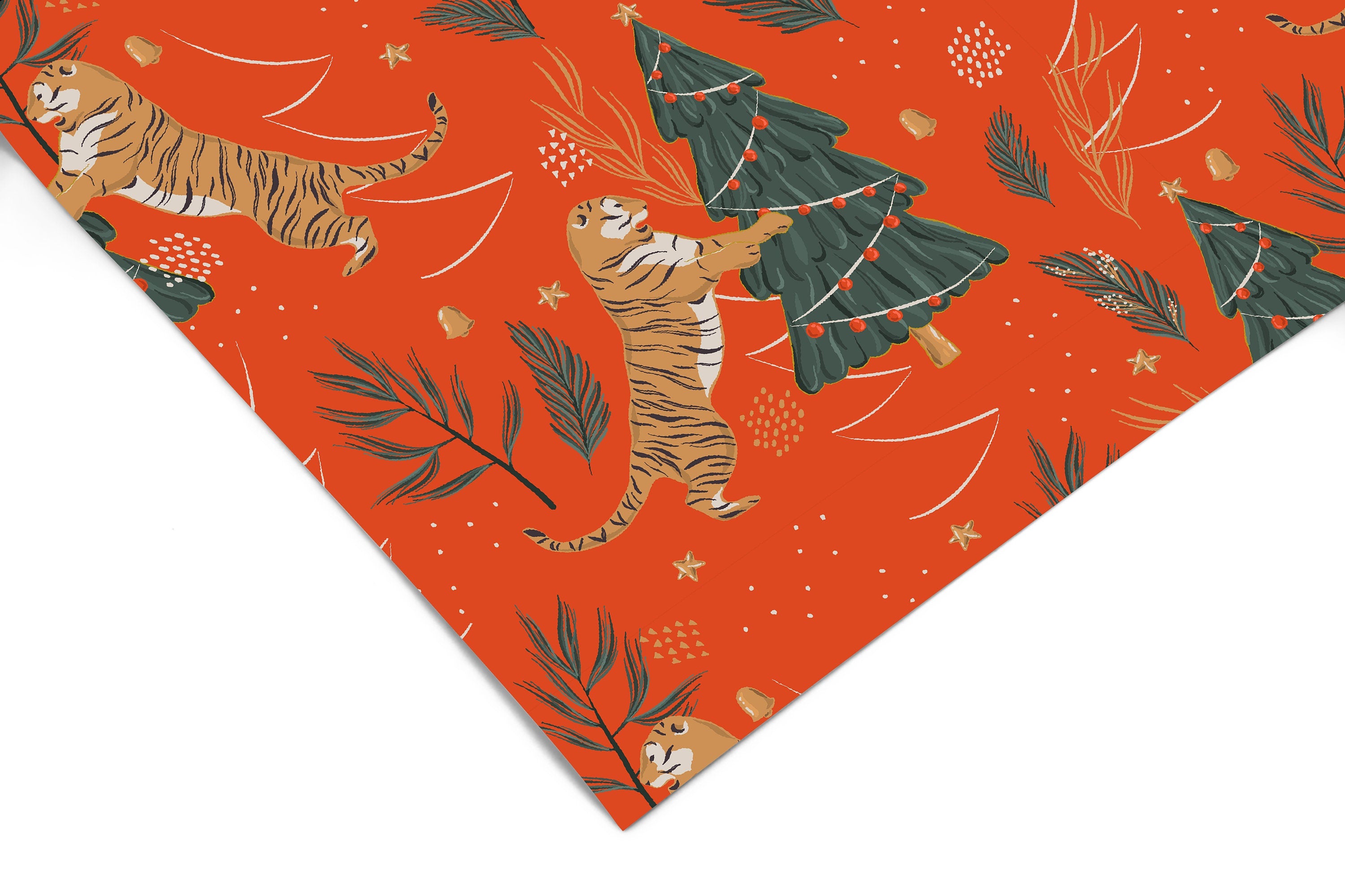Decorative Christmas Contact Paper | Peel And Stick Wallpaper | Removable Wallpaper | Shelf Liner | Drawer Liner | Peel and Stick Paper 887 - JamesAndColors