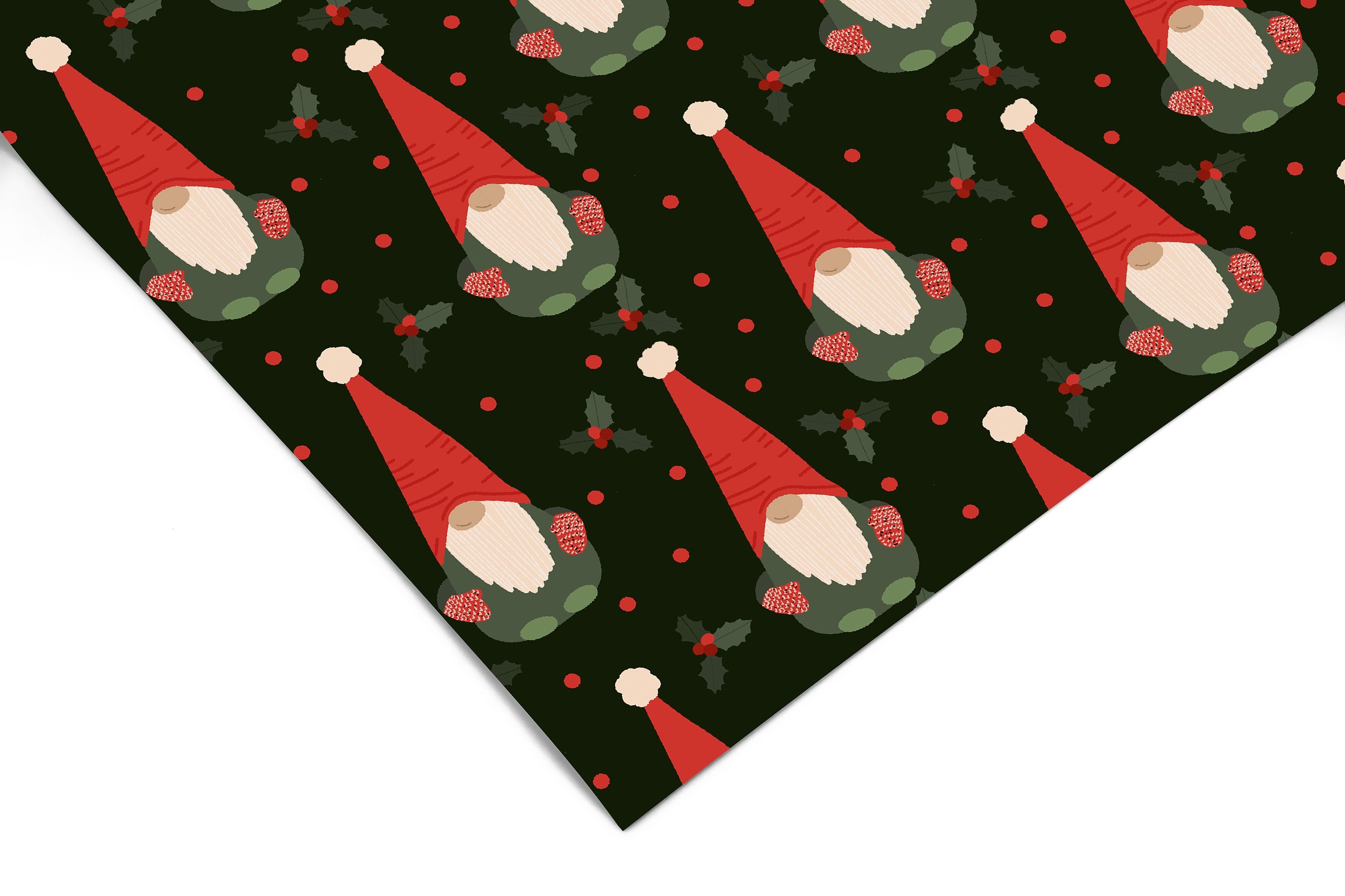 Winter Gnomes Contact Paper | Peel And Stick Wallpaper | Removable Wallpaper | Shelf Liner | Drawer Liner | Peel and Stick Paper 889 - JamesAndColors