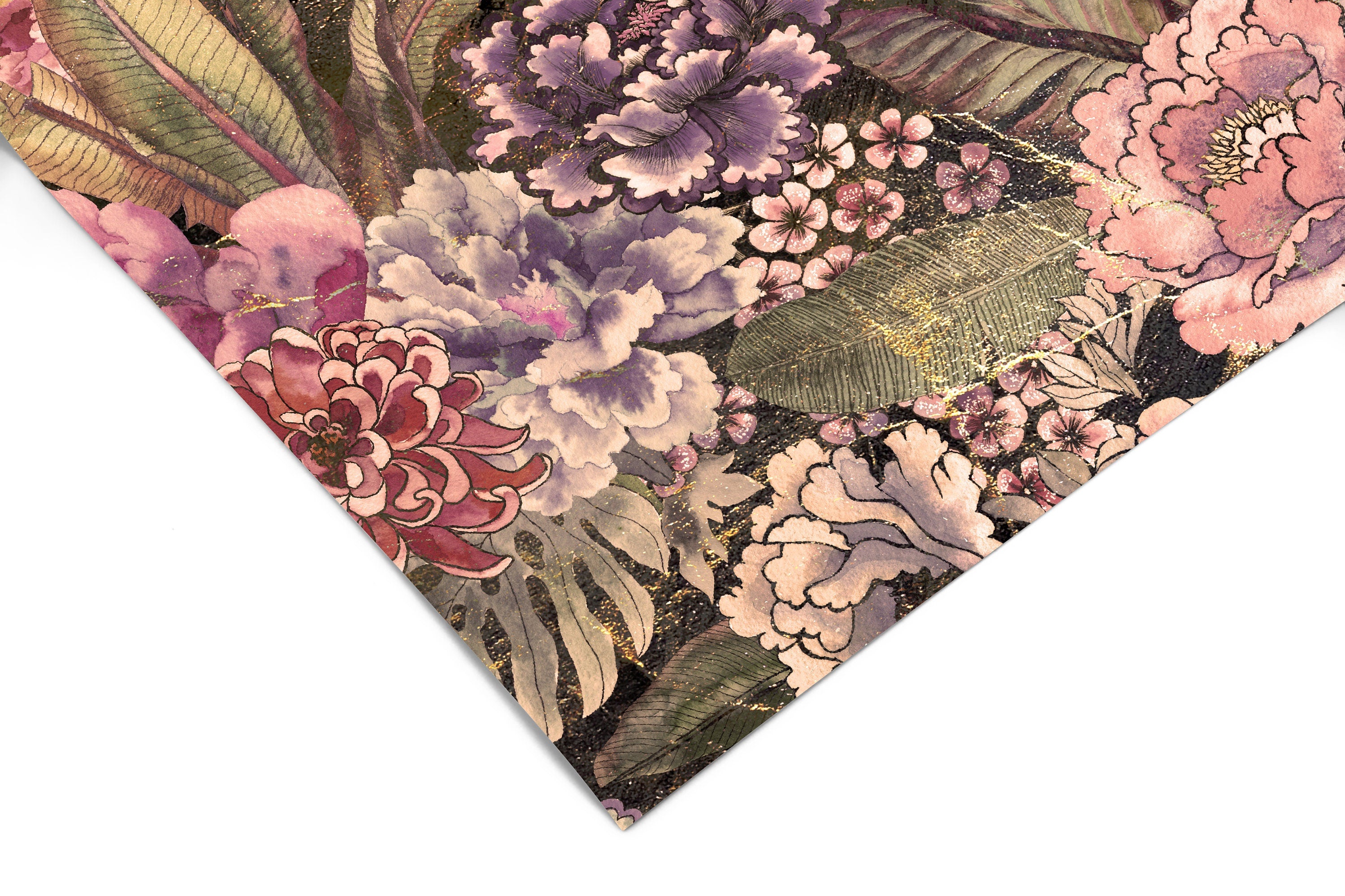Removable Wallpaper Pink Vintage Floral Wallpaper | Peel And Stick Wallpaper | Adhesive Wallpaper | Wall Paper | Peel Stick Wall Mural 3506 - JamesAndColors