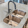 Countertop 11: A modern kitchen countertop covered in white marble-patterned film with delicate gold veining, offering a luxurious and elegant stone look.