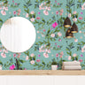 Blue  White Floral Wallpaper | Wallpaper Peel and Stick | Removable Wallpaper | Peel and Stick Wallpaper | Wall Paper Peel And Stick | 2178 - JamesAndColors