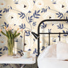 Ivory Peony Floral Wallpaper | Wallpaper Peel and Stick | Removable Wallpaper | Peel and Stick Wallpaper | Wall Paper Peel And Stick 2084 - JamesAndColors