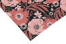 Pink And Black Floral Contact Paper | Peel And Stick Wallpaper | Removable Wallpaper | Shelf Liner | Drawer Liner | Peel and Stick Paper 903