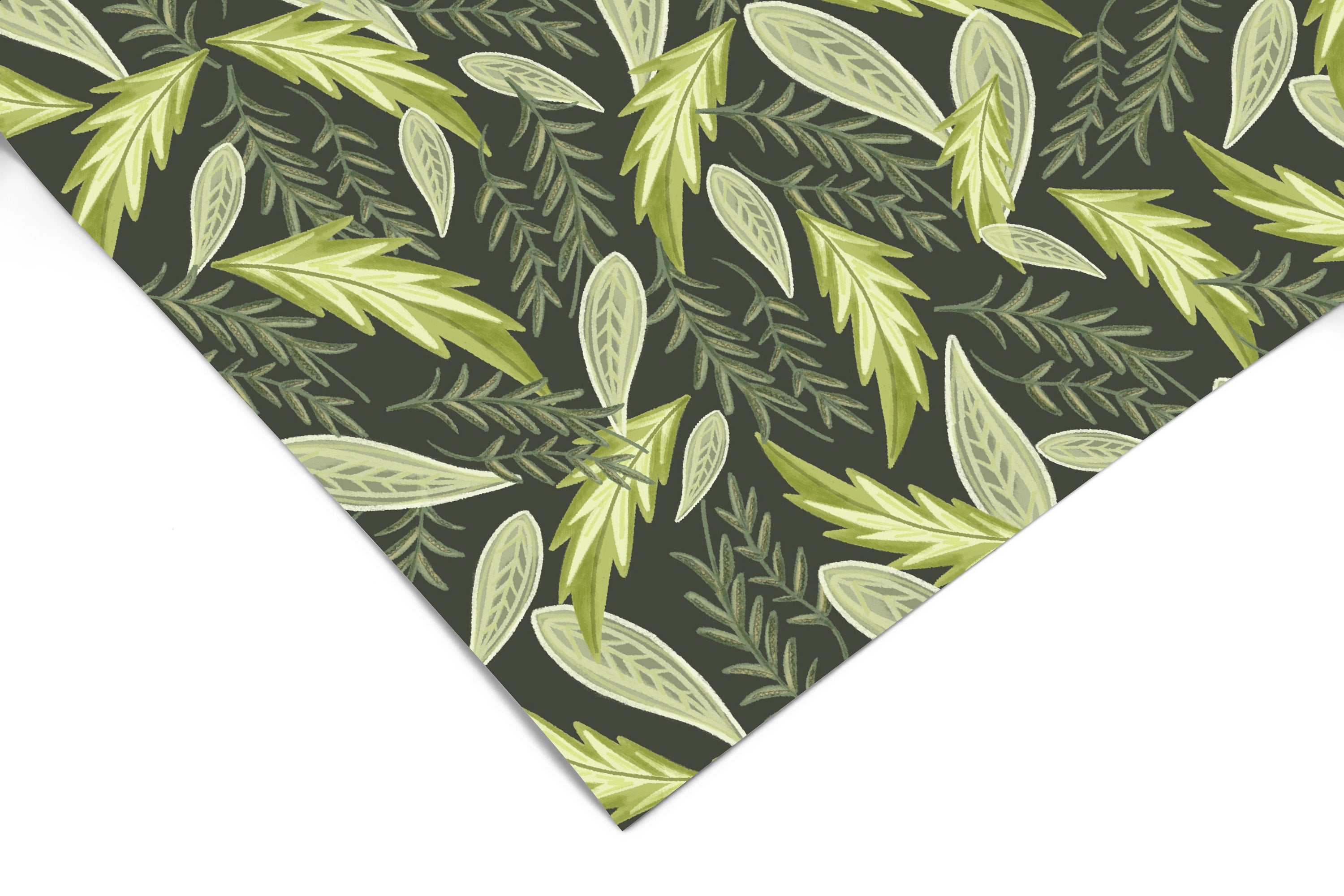 Fairy Forest Greens Contact Paper | Peel And Stick Wallpaper | Removable Wallpaper | Shelf Liner | Drawer Liner | Peel and Stick Paper 921 - JamesAndColors