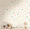 Cute Hearts Wallpaper | Girls Nursery Wallpaper | Kids Wallpaper | Childrens Wallpaper | Peel Stick Wallpaper | Removable Wallpaper | 3579 - JamesAndColors