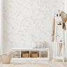 Ivory Floral Leaf Wallpaper | Wallpaper Peel and Stick | Removable Wallpaper | Wall Paper Peel And Stick | Wall Mural | Wall Decor 130 - JamesAndColors