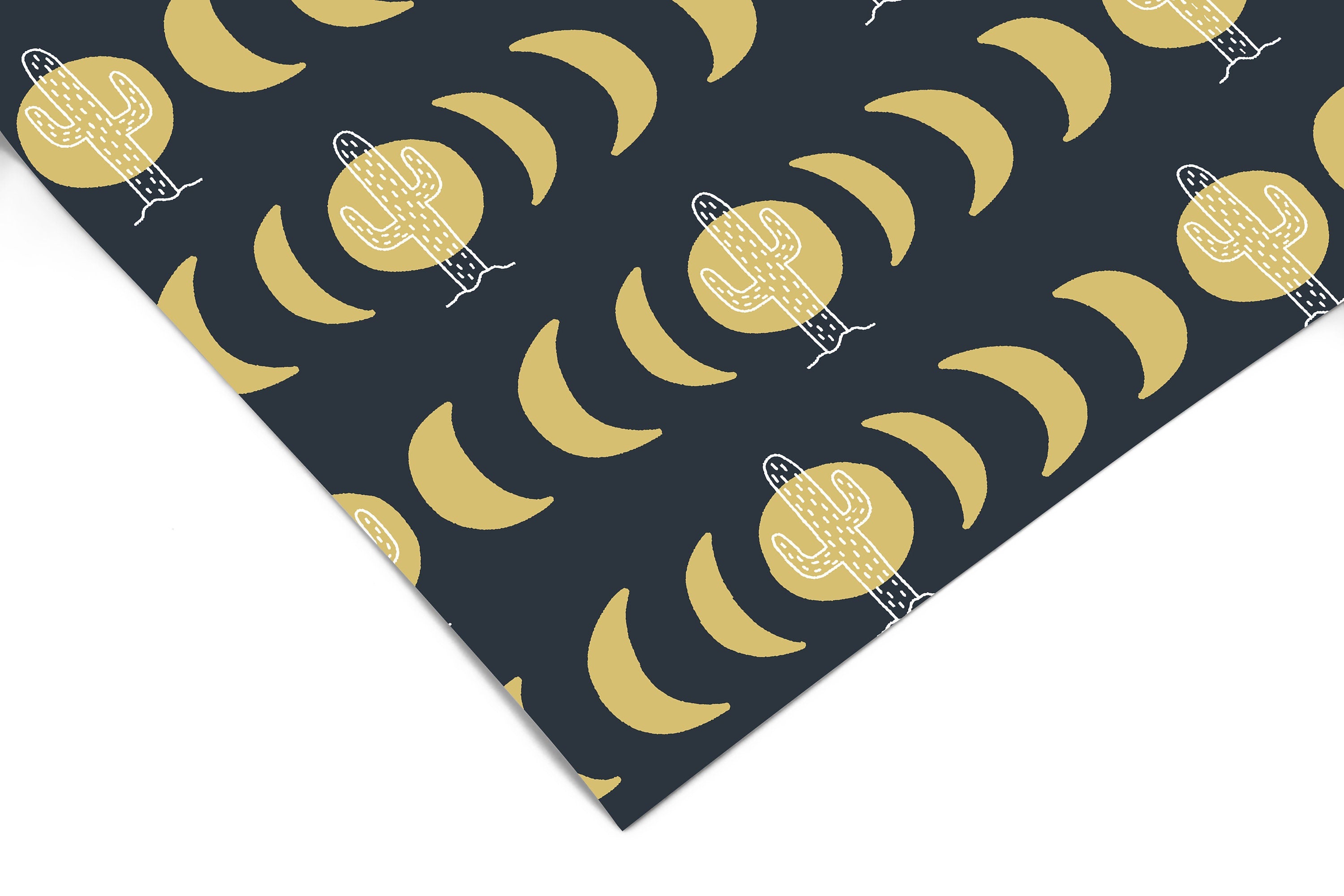 Midnight Boho Moons Contact Paper | Peel And Stick Wallpaper | Removable Wallpaper | Shelf Liner | Drawer Liner | Peel and Stick Paper 927 - JamesAndColors