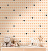 Little Hearts Wallpaper | Girls Nursery Wallpaper | Kids Wallpaper | Childrens Wallpaper | Peel Stick Wallpaper | Removable Wallpaper 3570 - JamesAndColors
