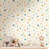 Polka Dot Wallpaper | Girls Nursery Wallpaper | Kids Wallpaper | Childrens Wallpaper | Peel Stick Wallpaper | Removable Wallpaper | 817 - JamesAndColors