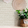Tan Geometric Zigzag Wallpaper | Removable Wallpaper | Peel And Stick Wallpaper | Adhesive Wallpaper | Wall Paper Peel Stick Wall Mural 3639 - JamesAndColors